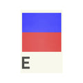 LETTER E - Navy Signal Print - Foundry