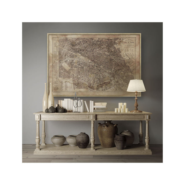 LETTS MAP of PARIS, 1883 - Foundry