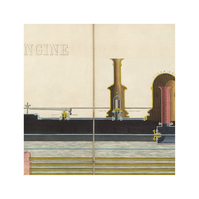 LOCOMOTIVE ENGINE Illustration - Foundry