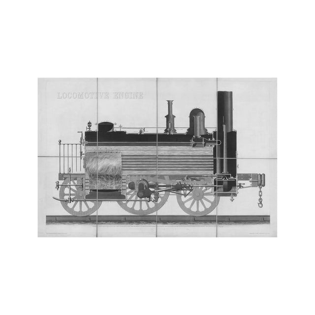 LOCOMOTIVE ENGINE Illustration - Foundry