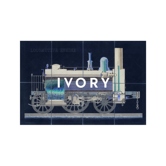 LOCOMOTIVE ENGINE Illustration - Foundry