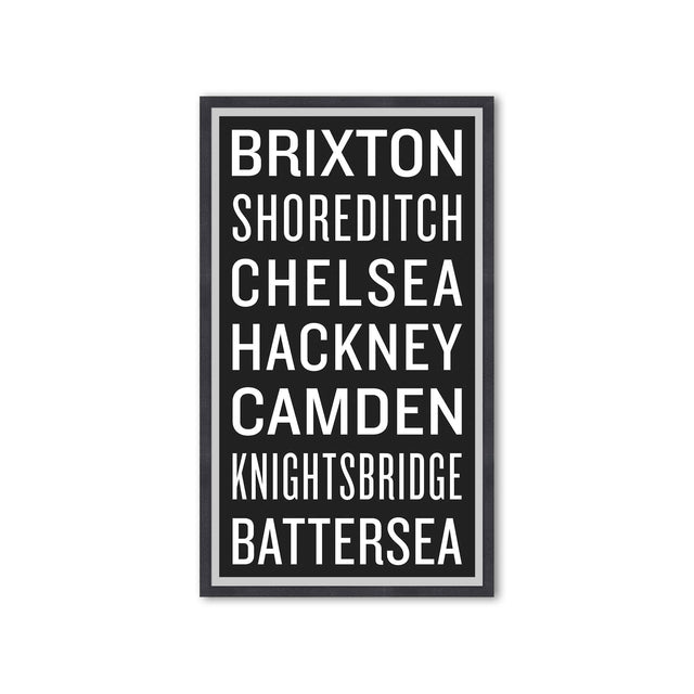 LONDON ENGLAND Bus Scroll - BRIXTON - Foundry