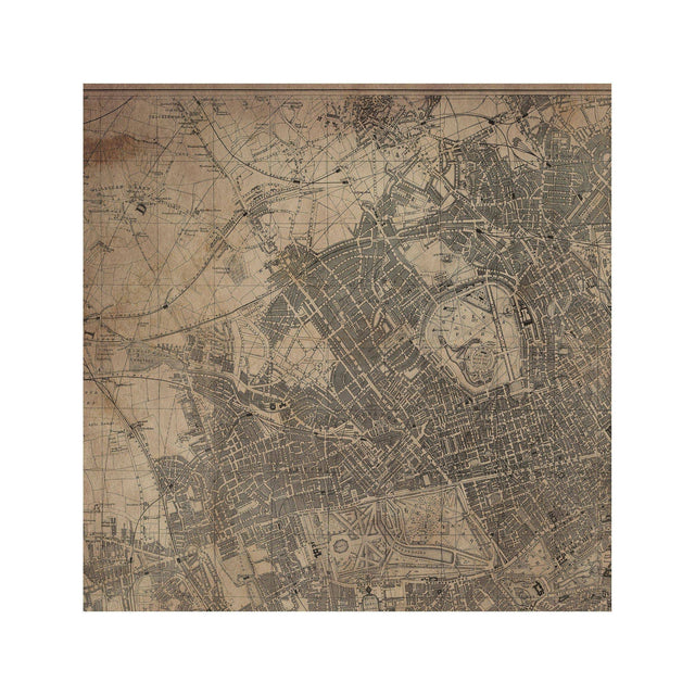 LONDON, ENGLAND - Map of 1890 - Foundry
