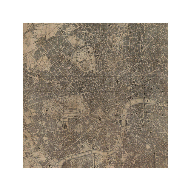 LONDON, ENGLAND - Map of 1890 - Foundry