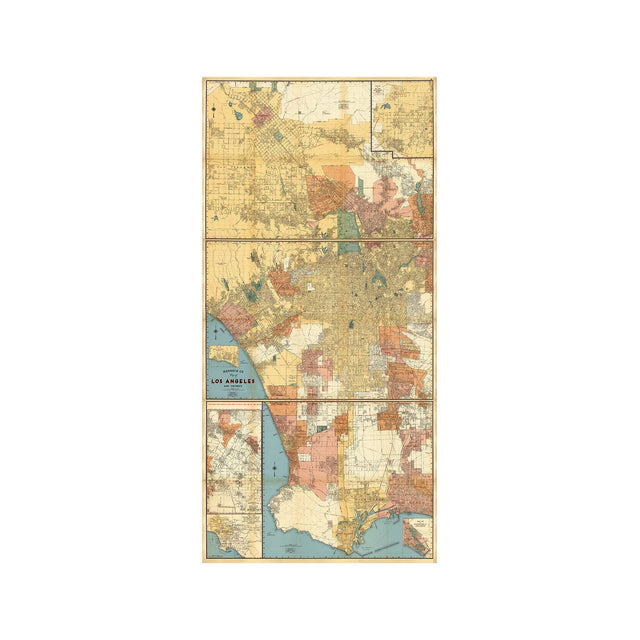 LOS ANGELES California Map - Foundry