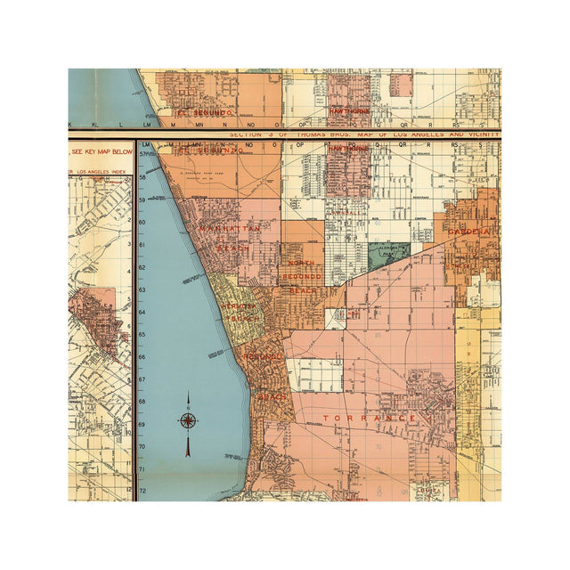 LOS ANGELES California Map - Foundry