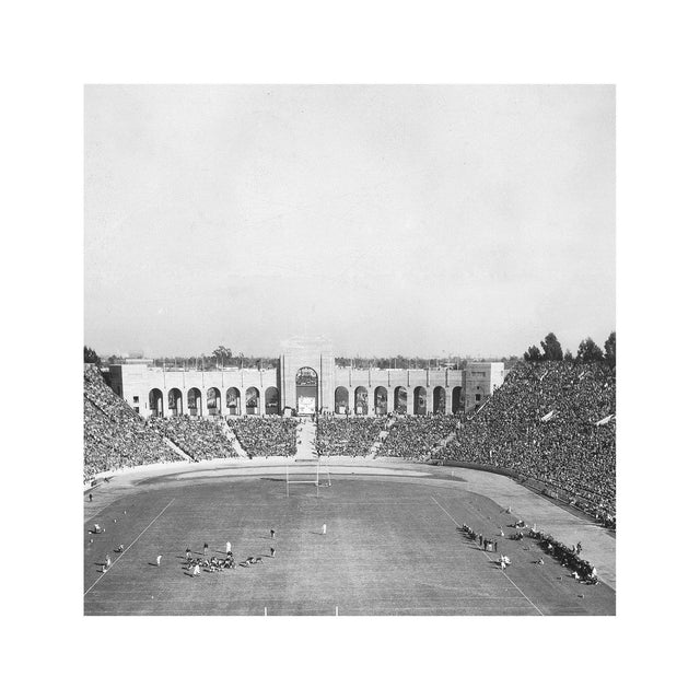 LOS ANGELES Memorial Coliseum Stadium Triptych - Foundry