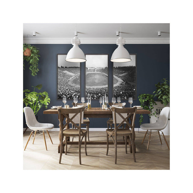 LOS ANGELES Memorial Coliseum Stadium Triptych - Foundry