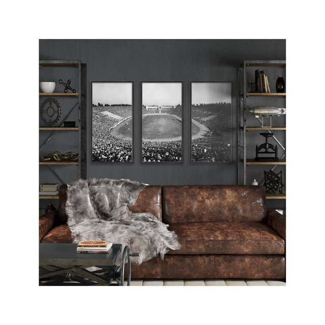 LOS ANGELES Memorial Coliseum Stadium Triptych - Foundry