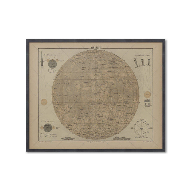 LUNAR MAP PRINT - Foundry