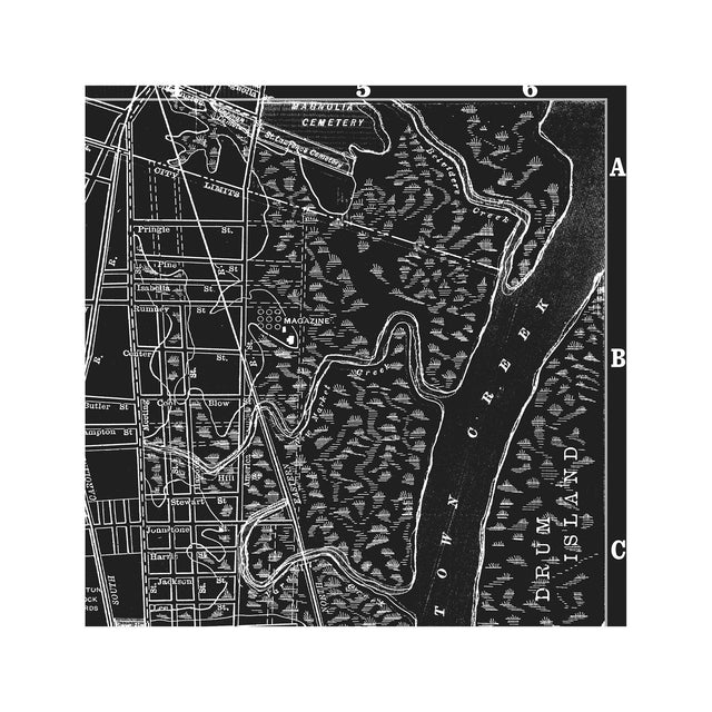 MAP of CHARLESTON, Circa 1900s - Foundry