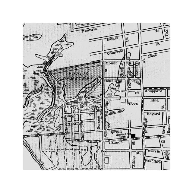 MAP of CHARLESTON, Circa 1900s - Foundry