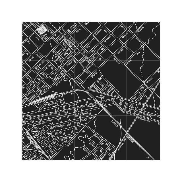 MAP of DALLAS, TEXAS, Circa 1900s - Foundry