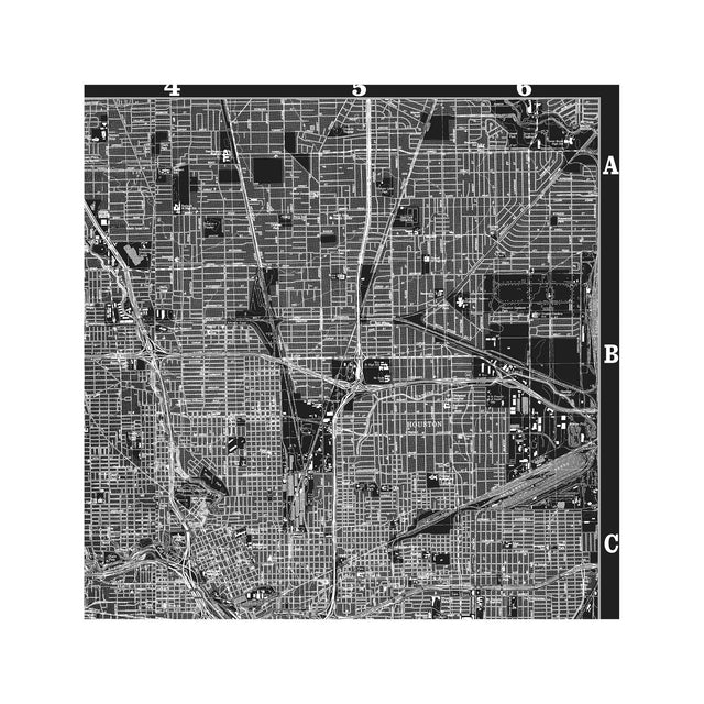 MAP of HOUSTON, Circa 1900s - Foundry