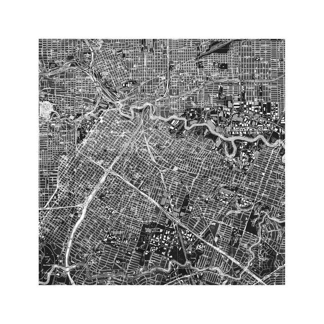 MAP of HOUSTON, Circa 1900s - Foundry