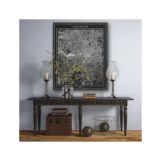 MAP of HOUSTON, Circa 1900s - Foundry