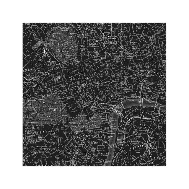 MAP of LONDON, Circa 1900s - Foundry