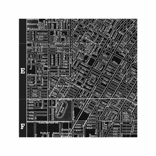 MAP of LOS ANGELES, Circa 1900s - Foundry