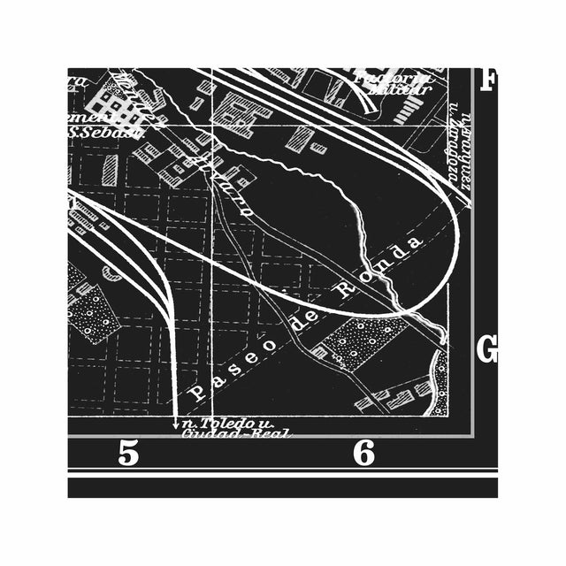 MAP of MADRID, Circa 1900s - Foundry