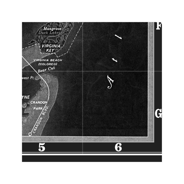 MAP of MIAMI, Circa 1900s - Foundry