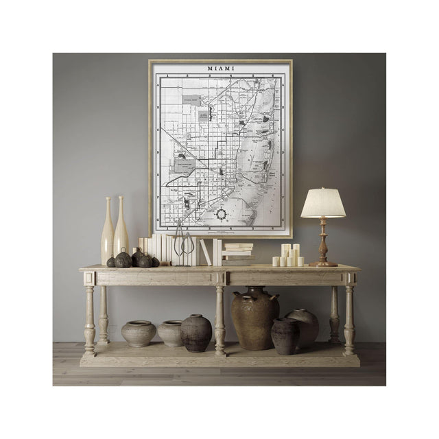 MAP of MIAMI, Circa 1900s - Foundry