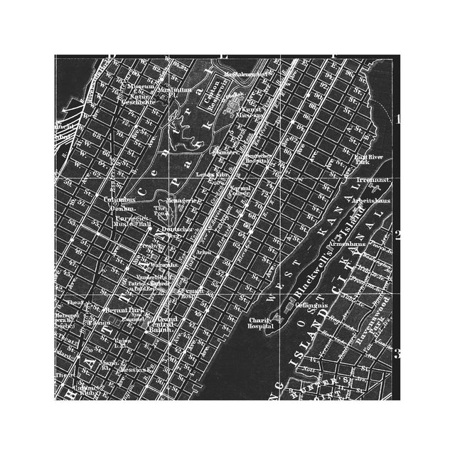 MAP of NEW YORK CITY, Circa 1900s - Foundry