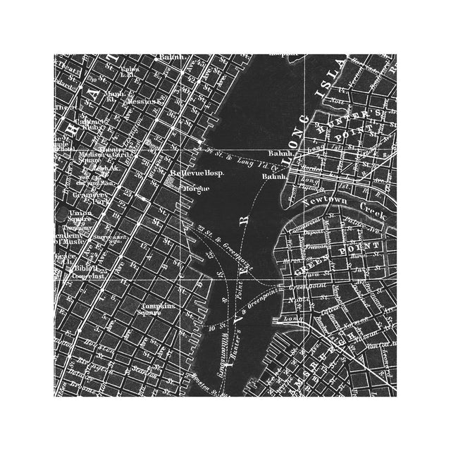MAP of NEW YORK CITY, Circa 1900s - Foundry