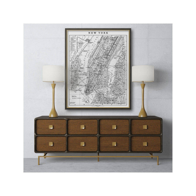 MAP of NEW YORK CITY, Circa 1900s - Foundry