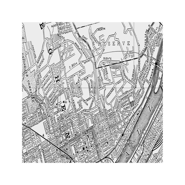 MAP of PITTSBURGH, Circa 1900s - Foundry