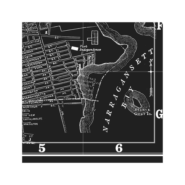 MAP of PROVIDENCE, Circa 1900s - Foundry