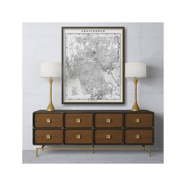 MAP of PROVIDENCE, Circa 1900s - Foundry