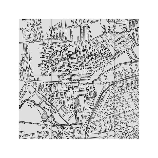 MAP of PROVIDENCE, Circa 1900s - Foundry