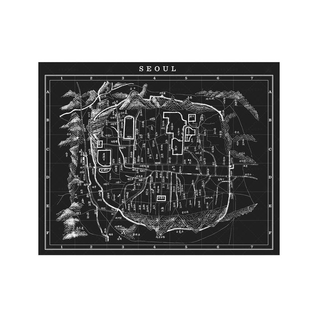 MAP of SEOUL, Circa 1900s - Foundry