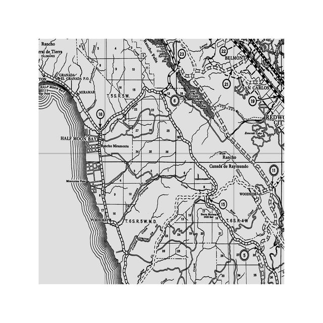 MAP of SILICON VALLEY, Circa 1900s - Foundry