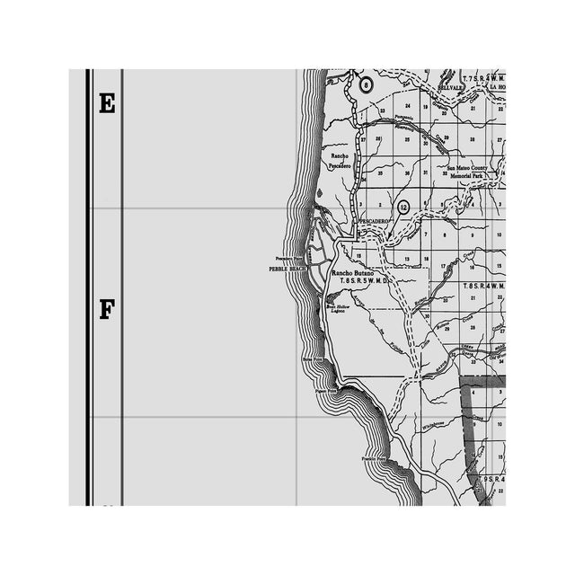 MAP of SILICON VALLEY, Circa 1900s - Foundry