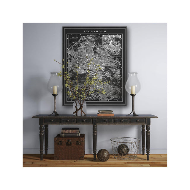 MAP of STOCKHOLM, Circa 1900s - Foundry