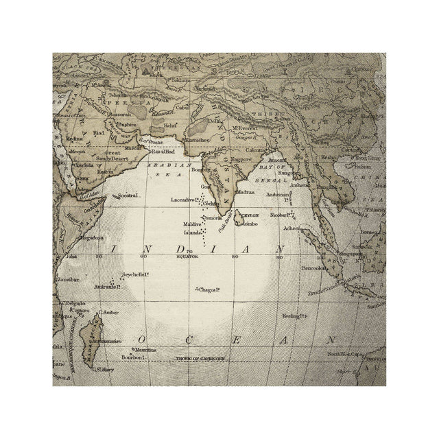 MAP of the EASTERN HEMISPHERE - Foundry
