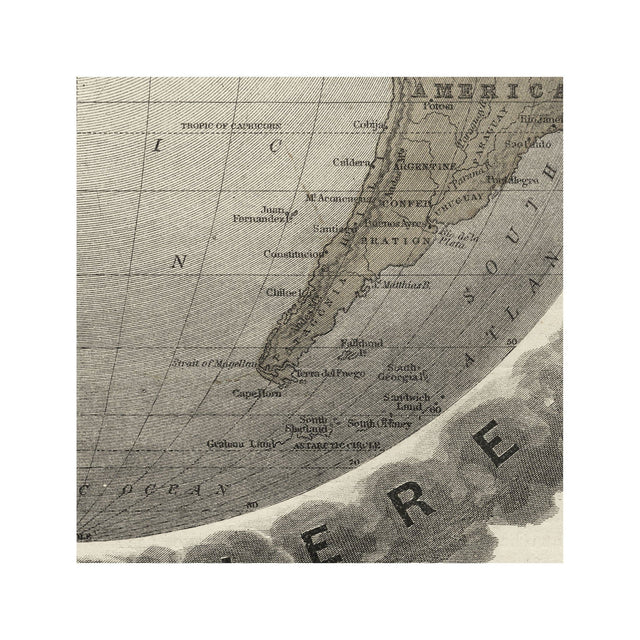 MAP of the WESTERN HEMISPHERE - Foundry