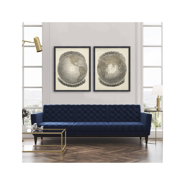 MAPS of the WESTERN & EASTERN HEMISPHERE Collection - Foundry