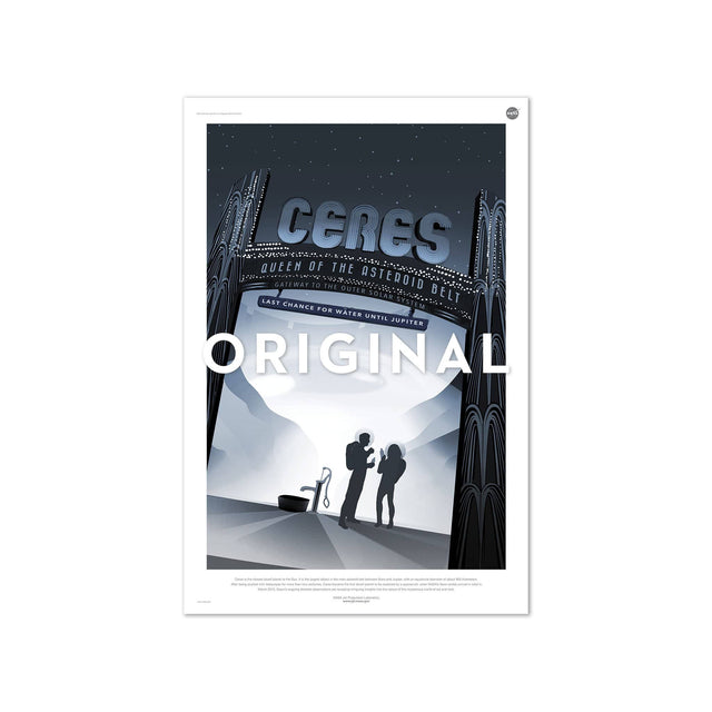 NASA Exoplanet Art - CERES Travel Poster - Foundry