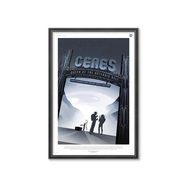 NASA Exoplanet Art - CERES Travel Poster - Foundry