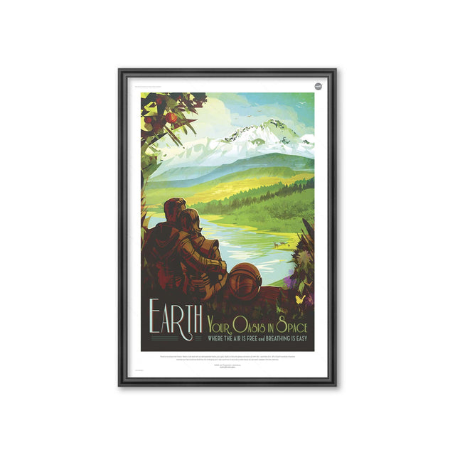 NASA Exoplanet Art - EARTH Travel Poster - Foundry