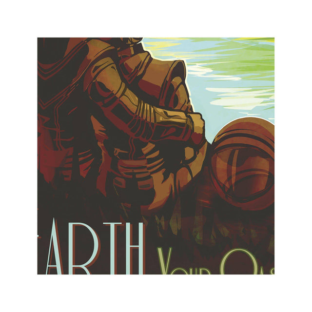 NASA Exoplanet Art - EARTH Travel Poster - Foundry