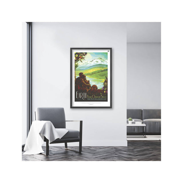 NASA Exoplanet Art - EARTH Travel Poster - Foundry