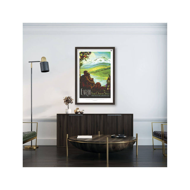 NASA Exoplanet Art - EARTH Travel Poster - Foundry