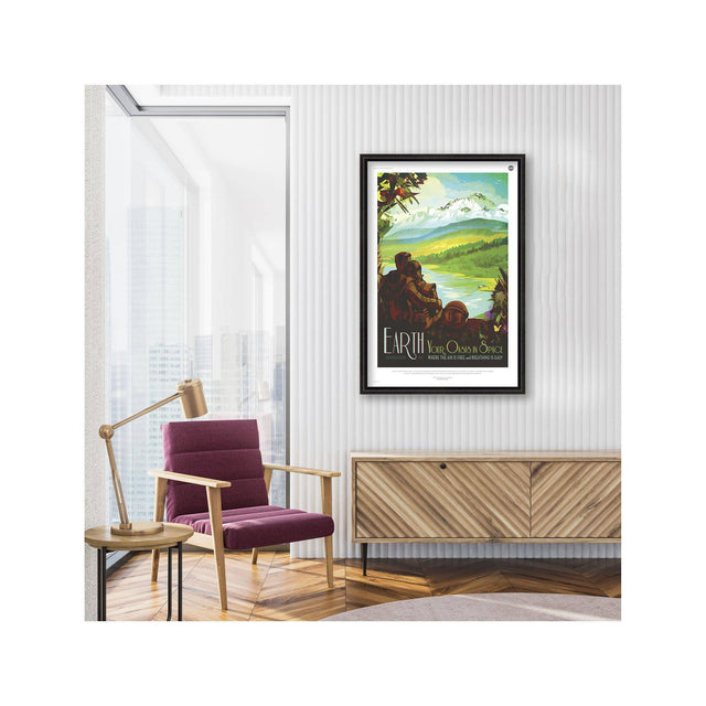 NASA Exoplanet Art - EARTH Travel Poster - Foundry