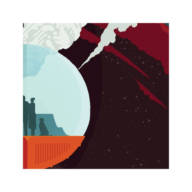 NASA Exoplanet Art - ENCELADUS Travel Poster - Foundry
