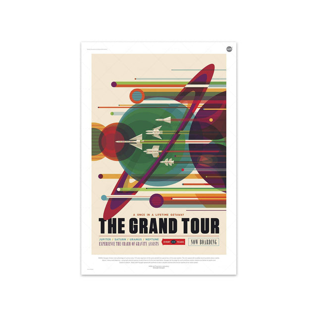NASA Exoplanet Art - GRAND TOUR Travel Poster - Foundry