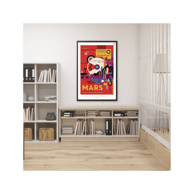 NASA Exoplanet Art - MARS Travel Poster - Foundry