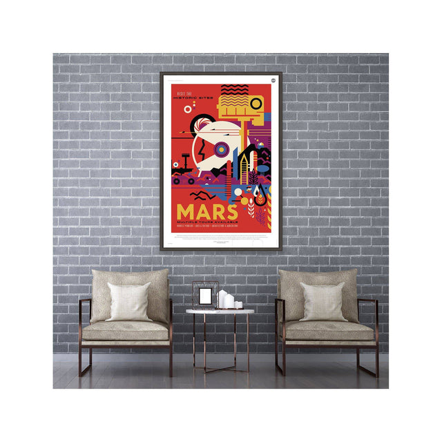 NASA Exoplanet Art - MARS Travel Poster - Foundry
